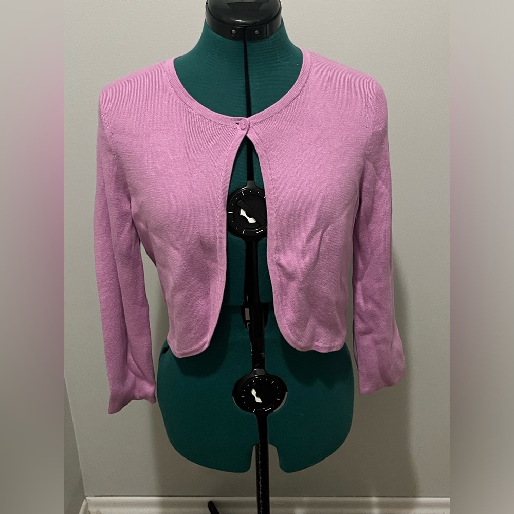 Purple Talbots Cardigan NWT